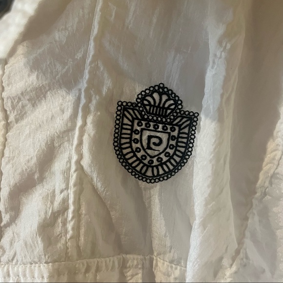 Vintage 1980s Pierre Cardin White Windbreaker - Picture 5 of 9